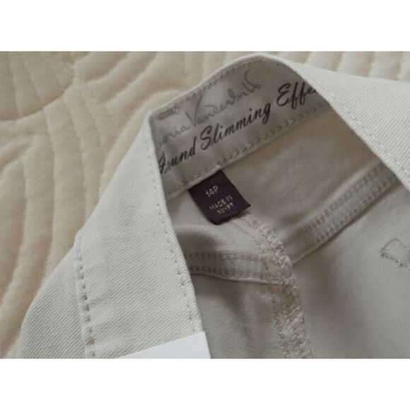 Gloria Vanderbilt Women's Amanda Capri Jeans Stonewood 14P - Picture 8 of 8